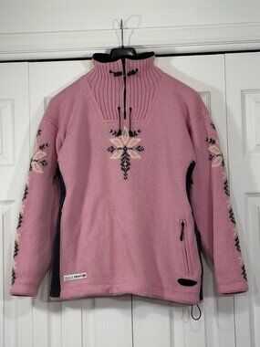 Dale of Norway Windstopper Ski Sweater Pink